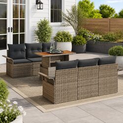 Versatile 7 Seater Garden Sofa Set for Any Occasion