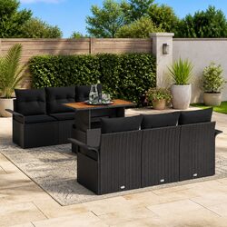 Practical 7pcs Garden Sofa Set for Outdoor Spaces