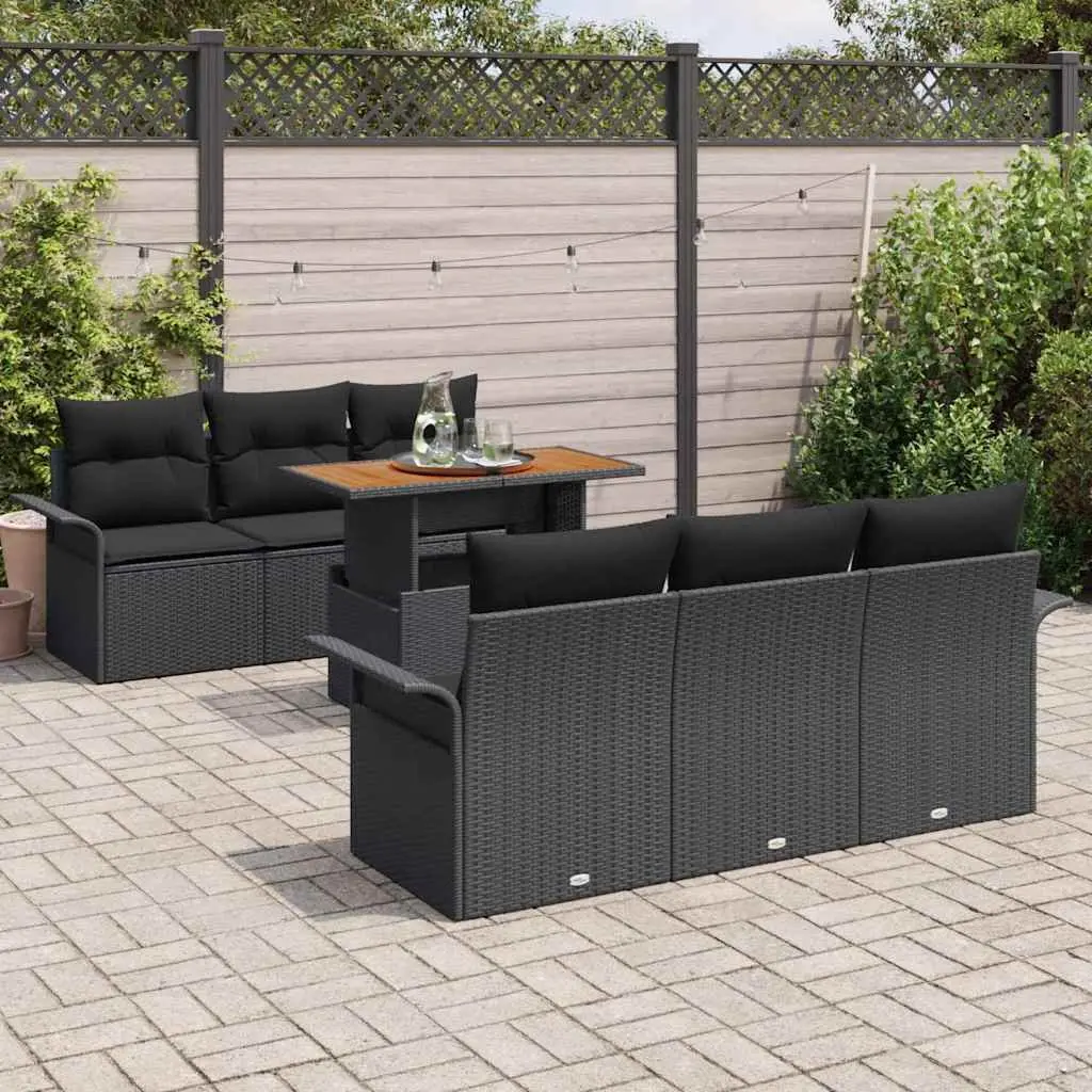 7pcs Garden Sofa Set for Outdoor Spaces