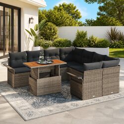 Versatile 9 Piece Outdoor Sofa Set for Any Space