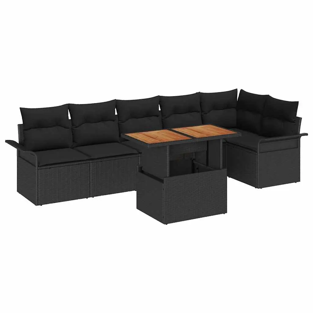 7-Seater Outdoor Sofa Set with Storage Options