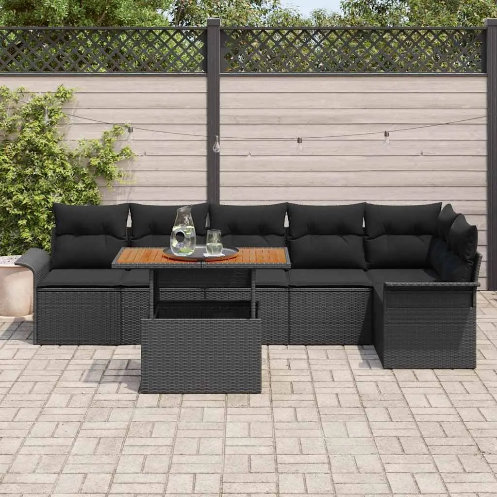 7-Seater Outdoor Sofa Set with Storage Options