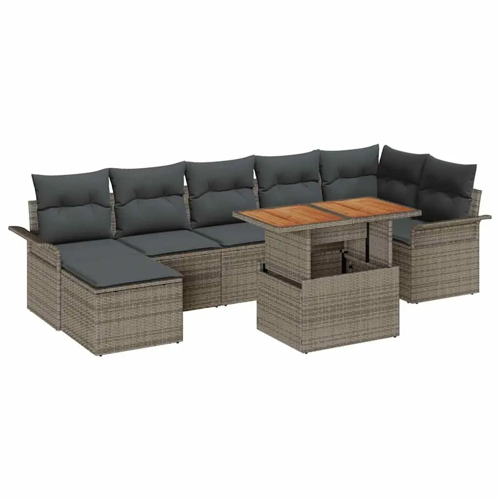 8-Piece Outdoor Sofa Set with Storage