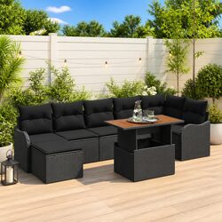 Practical 8-Piece Garden Sofa Set for Any Outdoor Setting