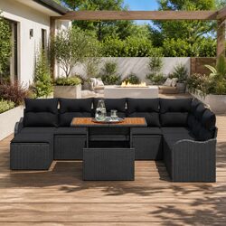 Perfect Addition to Your Outdoor Space: 9-Piece Sofa Set