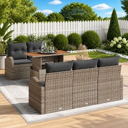 Practical Modular Garden Sofa Set with Storage