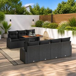 Practical 8-Piece Garden Sofa Set for Various Spaces