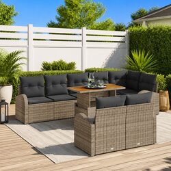 Practical 9 Piece Garden Sofa Set for Any Outdoor Space