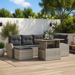 Functional 7-Piece Sofa Set for Outdoor Gatherings