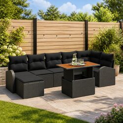 Practical 8 Piece Garden Sofa Set for Your Outdoor Needs