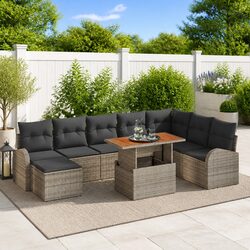 Practical 9-Piece Outdoor Sofa Set for Any Space