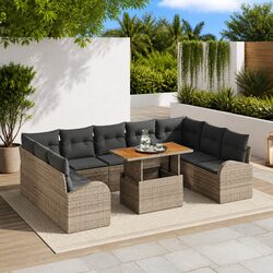 Ideal 10-Piece Sofa Set for Your Garden or Patio