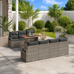 Perfect Fit: 8-Piece Garden Sofa Set for Any Outdoor Area