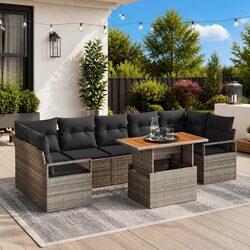 8-Piece Sofa Set for Outdoor Living: Perfect for Your Garden