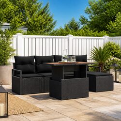 Practical 6 Piece Outdoor Sofa Set for Your Garden