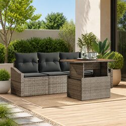 Functional 5 Piece Modular Sofa Set for Your Garden