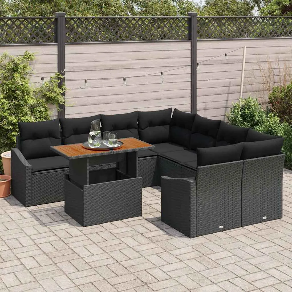 9-Piece Outdoor Sofa Set for Entertaining