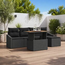 Versatile 6-Piece Garden Sofa Set Designed for Outdoor Use
