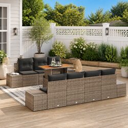 Versatile 8-Piece Garden Sofa Set for Any Setting