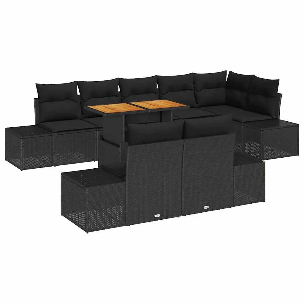 9-Piece Garden Sofa for Entertaining