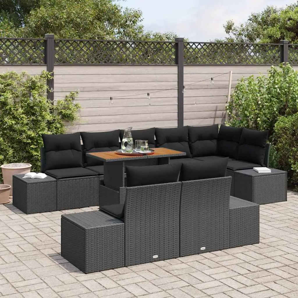 9-Piece Garden Sofa for Entertaining