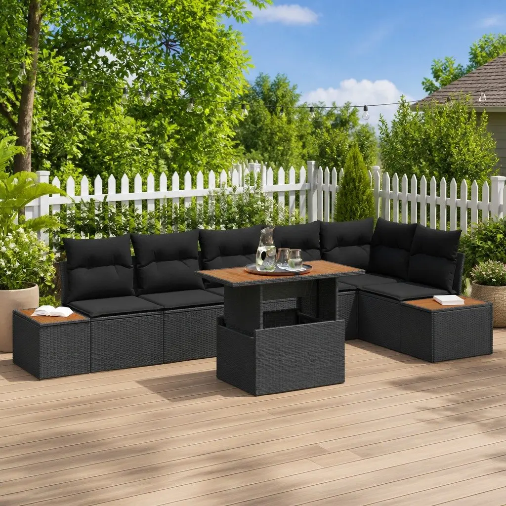 7-Piece Modular Sofa Set for Outdoor Living