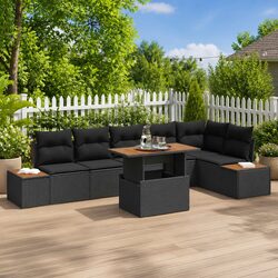 Practical 7-Piece Modular Sofa Set for Outdoor Living