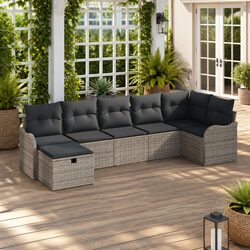 Versatile 7-Piece Outdoor Sofa Set for Any Space