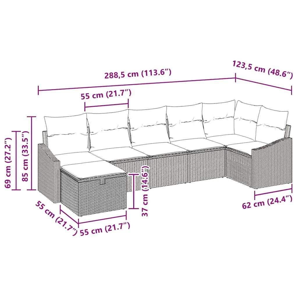 Outdoor Sofa Set for Garden Use