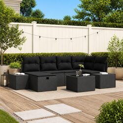Practical 7-Piece Garden Sofa Set for Your Patio
