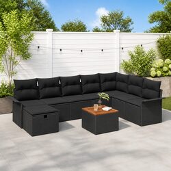 Practical 9-Piece Garden Sofa Set for Your Outdoor Needs