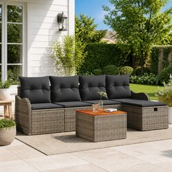 Versatile Outdoor Sofa Set with Storage Compartment