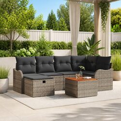 Perfect for Your Garden: 7-Piece Sofa Set with Cushions