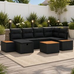 Practical 7-Piece Garden Sofa Set for All Occasions