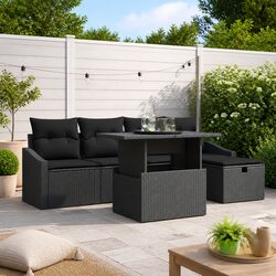 Practical Modular Garden Sofa Set for Any Outdoor Area