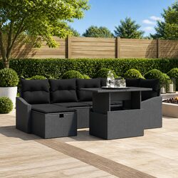 Practical 7-Piece Garden Sofa Set for Outdoor Living