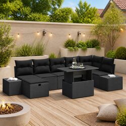 Practical 8 Piece Outdoor Sofa Set for Any Space