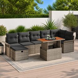Ideal 8-Piece Outdoor Sofa Set for Various Uses