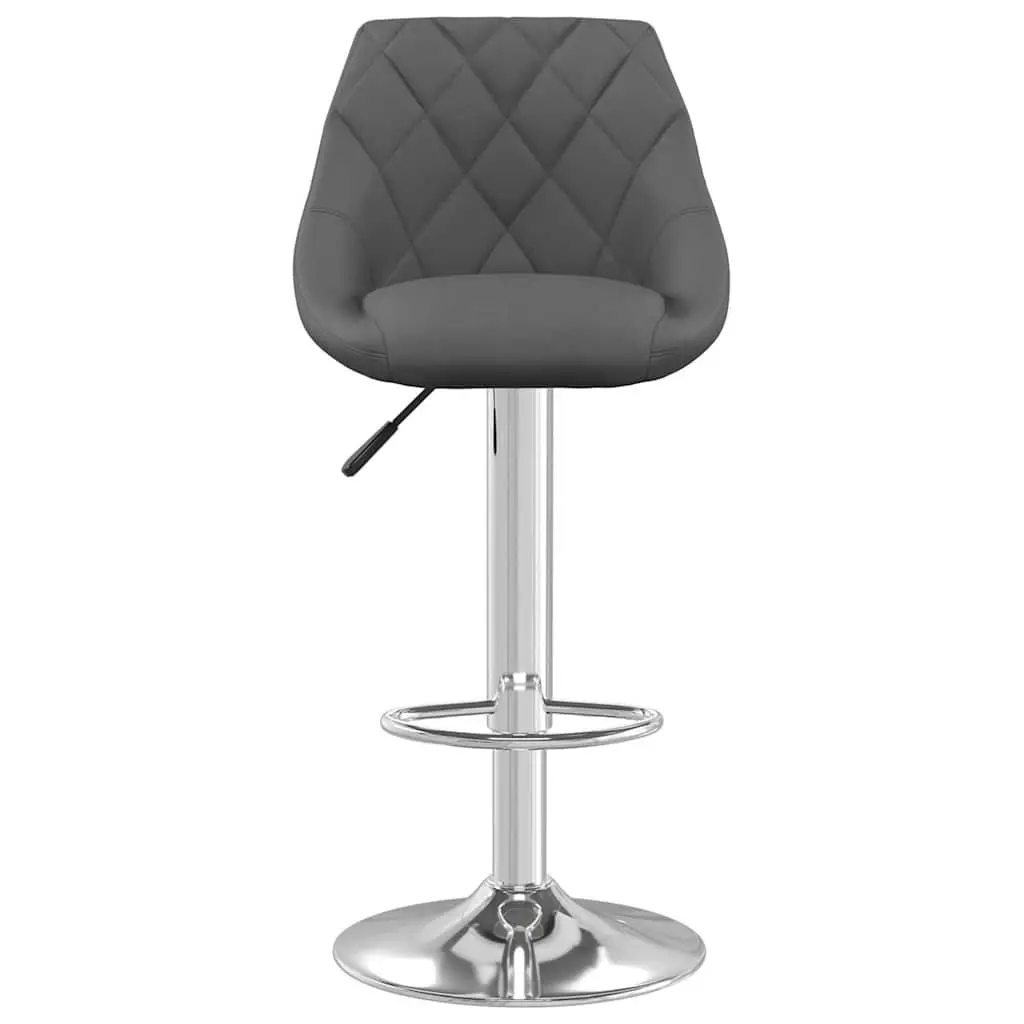 Grey Velvet Bar Stools for Kitchen and Dining