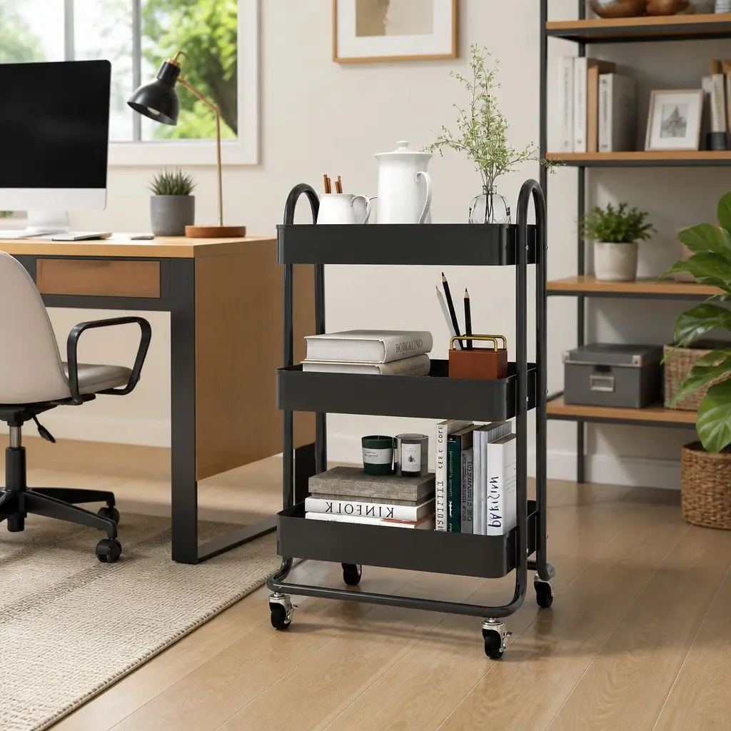 3-Tier Trolley for Home Organization