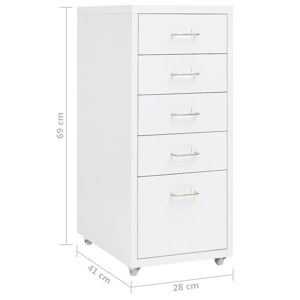 Mobile Filing Cabinet for Home and Office Use
