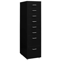 Versatile Mobile File Cabinet with 8 Drawers