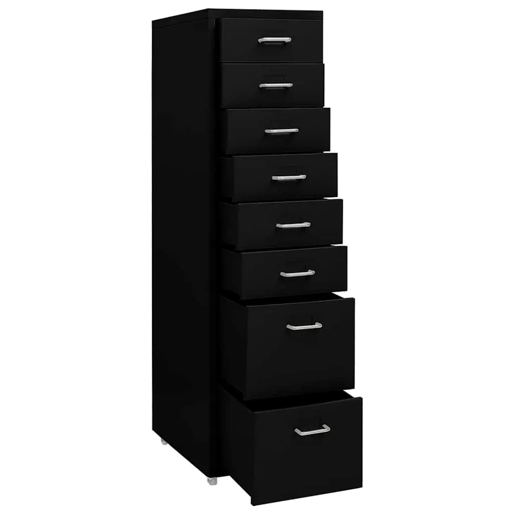 Mobile File Cabinet with 8 Drawers
