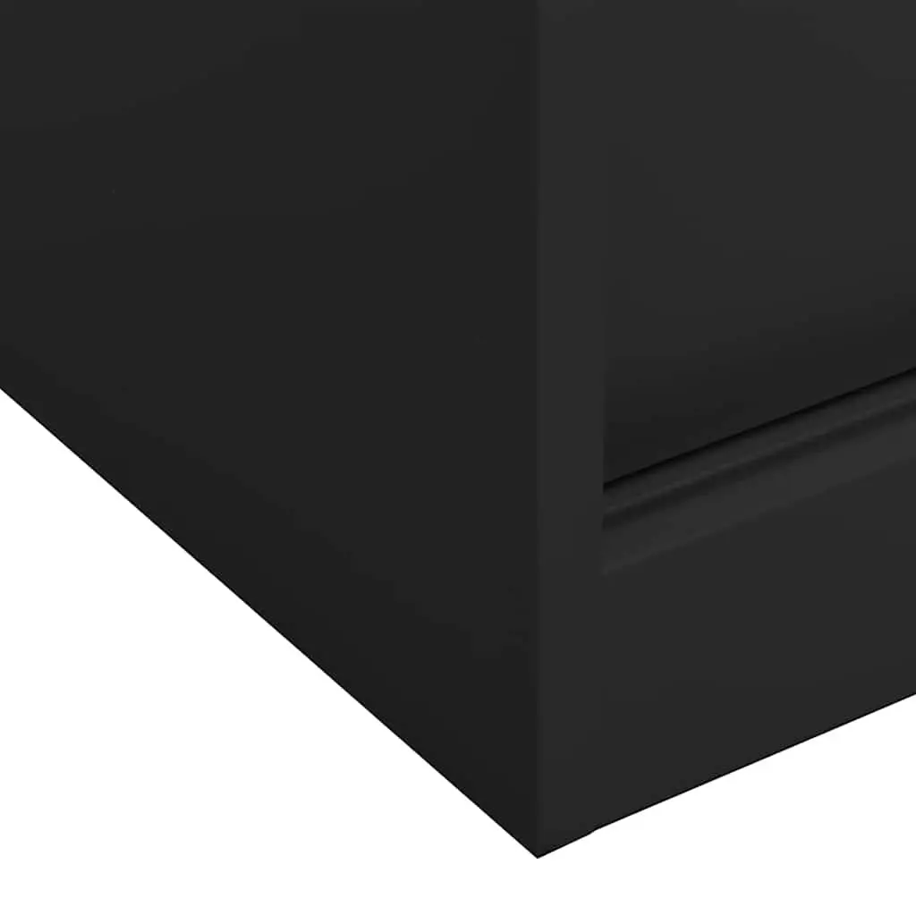 Office Storage Cabinet Sliding Door Anthracite Adjustable Shelves Filing Lockers