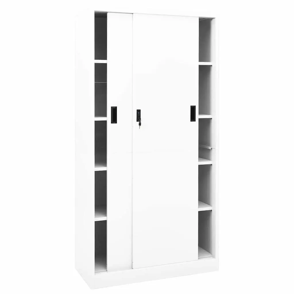 Office Storage Cabinet with Sliding Door