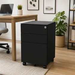 Practical Mobile File Cabinet for Home or Office Use