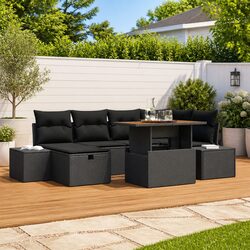 Practical 7-Piece Modular Garden Sofa Set for Your Patio