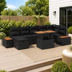 Practical 8-Piece Garden Sofa Set for Various Occasions