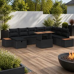Versatile 9-Piece Sofa Set for Outdoor Gatherings