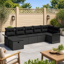 Practical Modular Garden Sofa Set for Outdoor Use